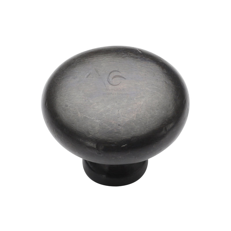 Rustic Dark Bronze Cabinet Knob Round Design 38mm - RDB117 38 - Choice Handles
