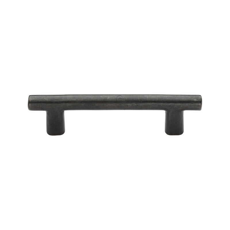 Rustic Dark Bronze Cabinet Pull Round T-Bar Design 96mm CTC - RDB361 96 - Choice Handles