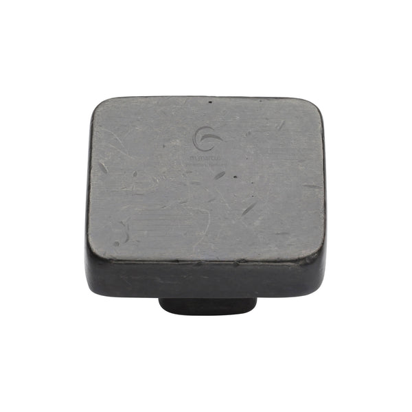 Rustic Dark Bronze Cabinet Knob Square Design 32mm - RDB3674 32 - Choice Handles