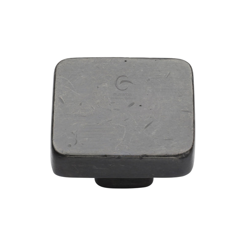 Rustic Dark Bronze Cabinet Knob Square Design 32mm - RDB3674 32 - Choice Handles