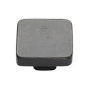 Rustic Dark Bronze Cabinet Knob Square Design 38mm - RDB3674 38 - Choice Handles