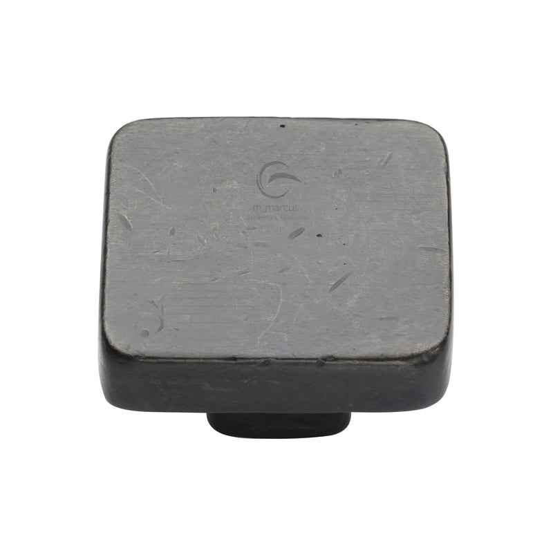 Rustic Dark Bronze Cabinet Knob Square Design 38mm - RDB3674 38 - Choice Handles