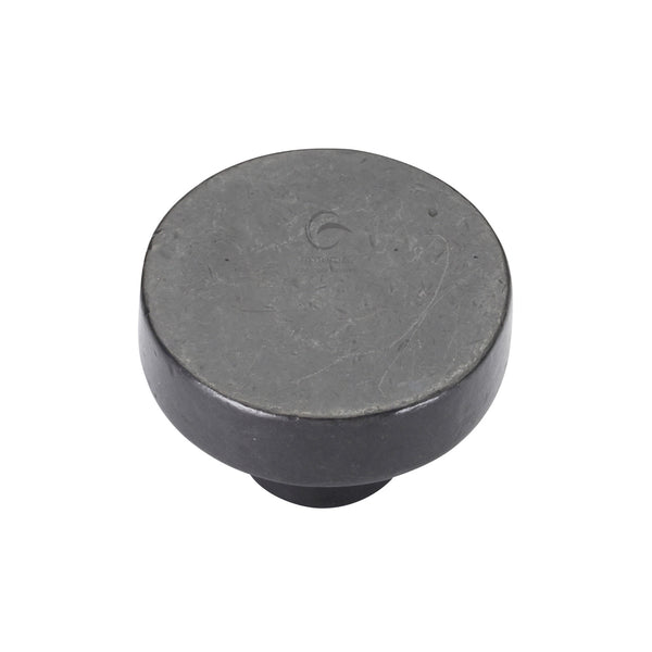 Rustic Dark Bronze Cabinet Knob Round Disc Design 32mm - RDB3880 32 - Choice Handles