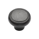 Rustic Dark Bronze Cabinet Knob Newport Design 32mm - RDB3990 32 - Choice Handles