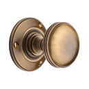 Heritage Brass Mortice Knob on Rose Richmond Design Antique finish - RHM988-AT - Choice Handles