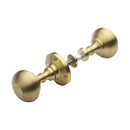 Heritage Brass Reeded Rim Knob Satin Brass finish&nbsp;(Suitable with Rim Locks only)
 - RIM V971-SB - Choice Handles