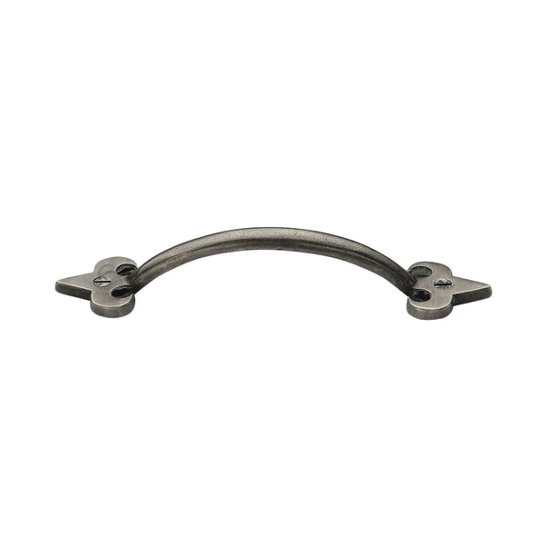 Rustic Pewter Cabinet Pull Fleur-de-lys Design 158mm
 - RPW1092 158 - Choice Handles