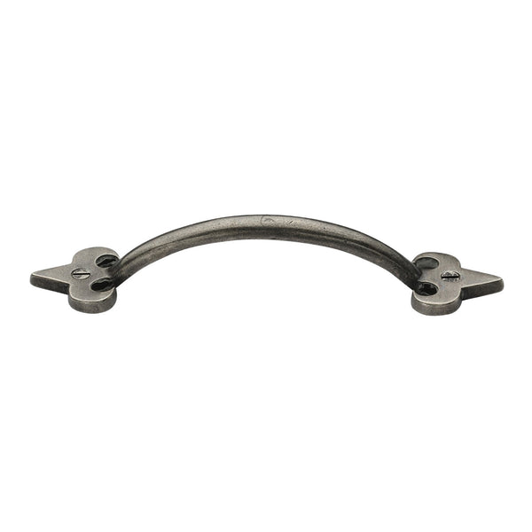 Rustic Pewter Cabinet Pull Fleur-de-lys Design 203mm - RPW1092 203 - Choice Handles