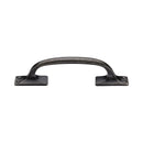 Rustic Pewter Cabinet Pull Offset Design 159mm - RPW1145 159 - Choice Handles