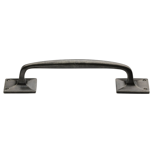 Rustic Pewter Cabinet Pull Offset Design 260mm - RPW1145 260 - Choice Handles