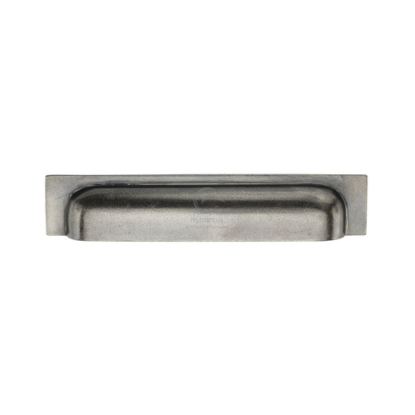 Rustic Pewter Cabinet Pull Military Design 152/178mm - RPW1720 152-178 - Choice Handles