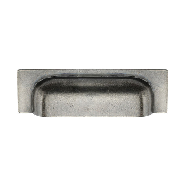 Rustic Pewter Cabinet Pull Military Design 76/96mm - RPW1720 76-96 - Choice Handles