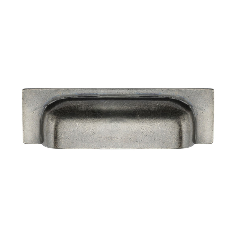 Rustic Pewter Cabinet Pull Military Design 76/96mm - RPW1720 76-96 - Choice Handles