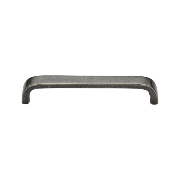 Rustic Dark Rustic Pewter Cabinet Pull D Shaped 128mm CTC - RPW341 128 - Choice Handles