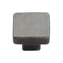 Rustic Pewter Cabinet Knob Square Design 32mm - RPW3674 32 - Choice Handles