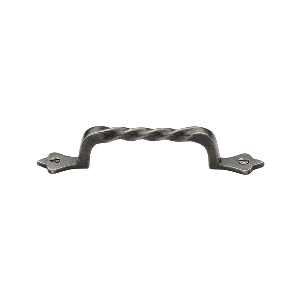 Rustic Pewter Cabinet Pull Twist Design 138mm
 - RPW370 138 - Choice Handles