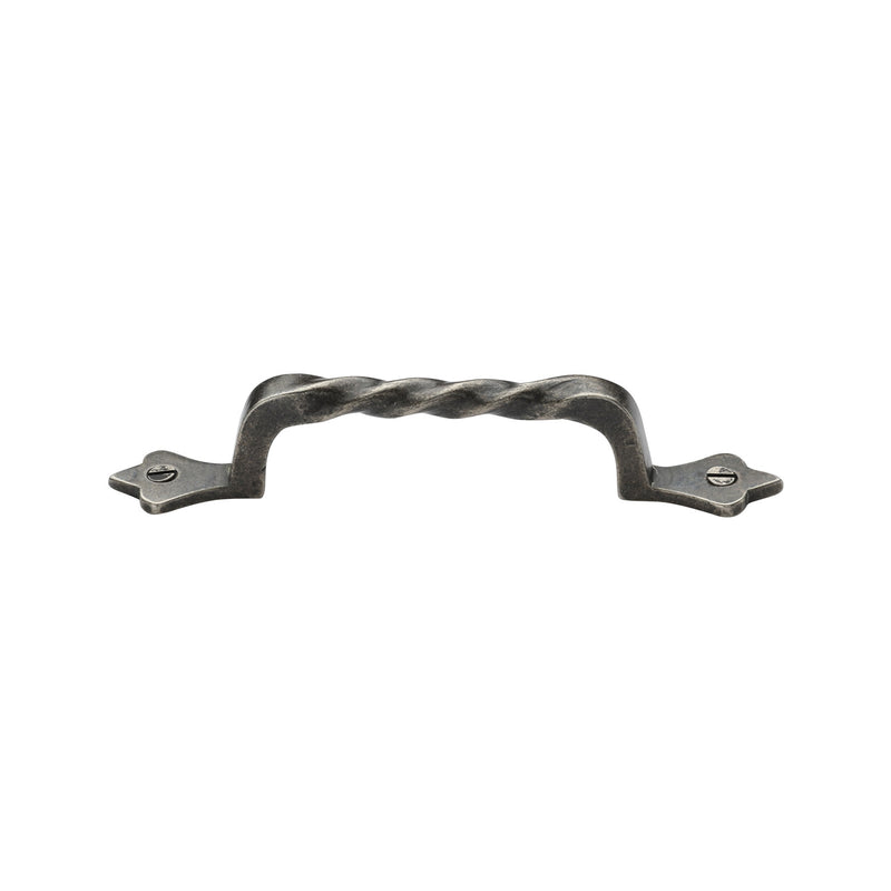 Rustic Pewter Cabinet Pull Twist Design 138mm
 - RPW370 138 - Choice Handles