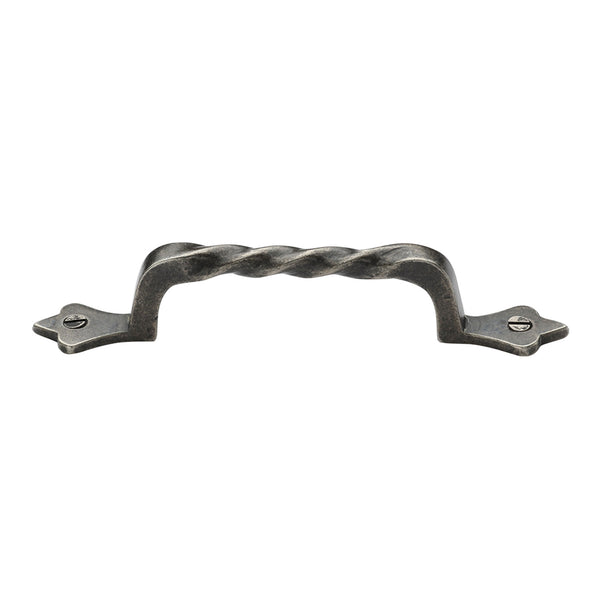 Rustic Pewter Cabinet Pull Twist Design 251mm
 - RPW370 251 - Choice Handles