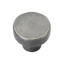 Rustic Pewter Cabinet Knob Round Disc Design 32mm - RPW3880 32 - Choice Handles