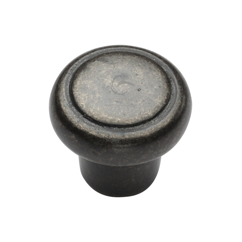 Rustic Pewter Cabinet Knob Newport Design 32mm - RPW3990 32 - Choice Handles