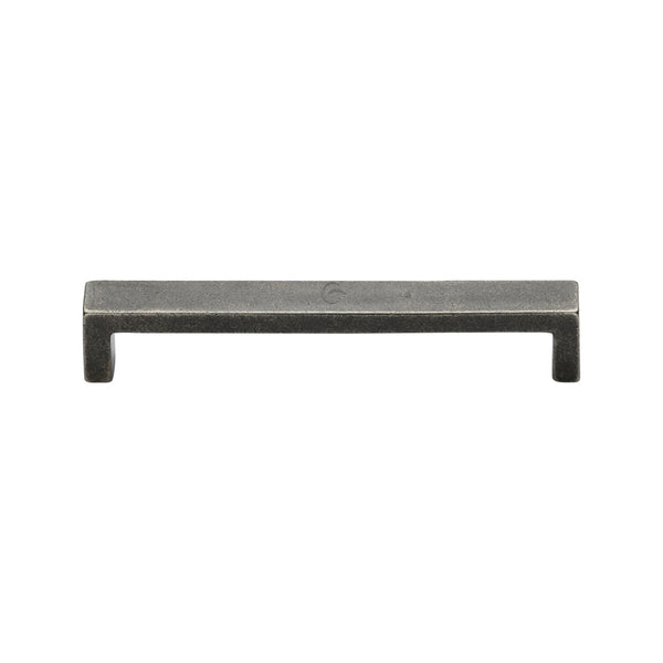 Rustic Pewter Cabinet Pull Wide Metro Design 128mm CTC - RPW4338 128 - Choice Handles