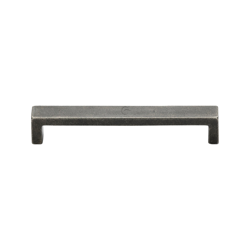 Rustic Pewter Cabinet Pull Wide Metro Design 128mm CTC - RPW4338 128 - Choice Handles