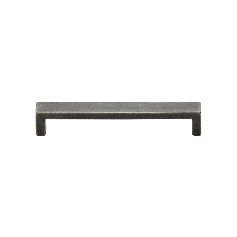 Rustic Pewter Cabinet Pull Wide Metro Design 96mm CTC - RPW4338 96 - Choice Handles