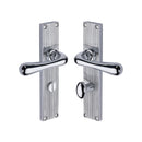 Heritage Brass Charlbury Reeded Bathroom Set Polished Chrome finish
 - RR3030-PC - Choice Handles