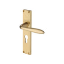 Heritage Brass Sutton Reeded Euro Profile Satin Brass finish
UK Design Registration Number 6234524 - RR5048-SB - Choice Handles