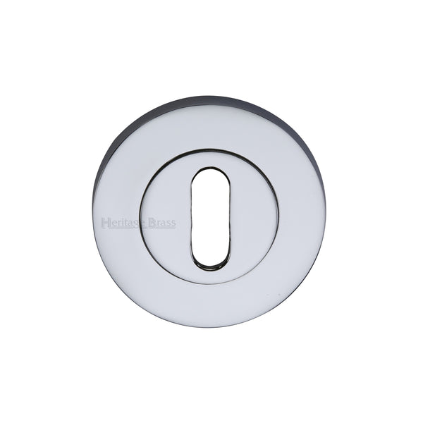 Heritage Brass Key Escutcheon Polished Chrome finish - RS2000-PC - Choice Handles