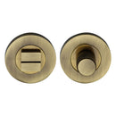 Heritage Brass Knurled Thumbturn & Emergency Release Antique finish - RS2030K-AT - Choice Handles
