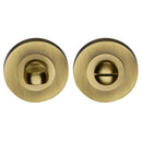 Heritage Brass Door Handle Lever Lock Savoy Design Antique Brass finish
 - RS4049-AT