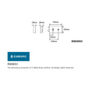Eurospec - Traditional Rim Deadlock 127mm x 75mm - Polished Chrome - RSE8053PC - Choice Handles