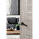 STATUS Colorado Lever Door Handle on Round Rose - Urban Dark Bronze - S34RUDB - Choice Handles