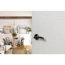 STATUS Texas Lever Door Handle on Round Rose - Antique Brass - S35RAB - Choice Handles