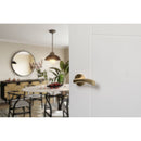 STATUS Texas Lever Door Handle on Round Rose - Satin Brass - S35RSB - Choice Handles