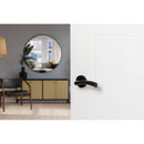 STATUS Texas Lever Door Handle on Round Rose - Urban Dark Bronze - S35RUDB - Choice Handles