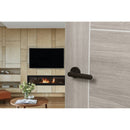 STATUS Carolina Lever Door Handle on Round Rose - Urban Dark Bronze - S42RUDB - Choice Handles