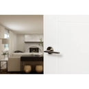 STATUS Alabama Lever Door Handle on Round Rose - Antique Brass - S43RAB - Choice Handles