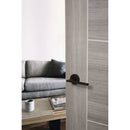 STATUS Alabama Lever Door Handle on Round Rose - Urban Dark Bronze - S43RUDB - Choice Handles