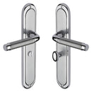 Heritage Brass Door Handle for Bathroom Saturn Long Design Apollo finish - SAT2030-AP - Choice Handles