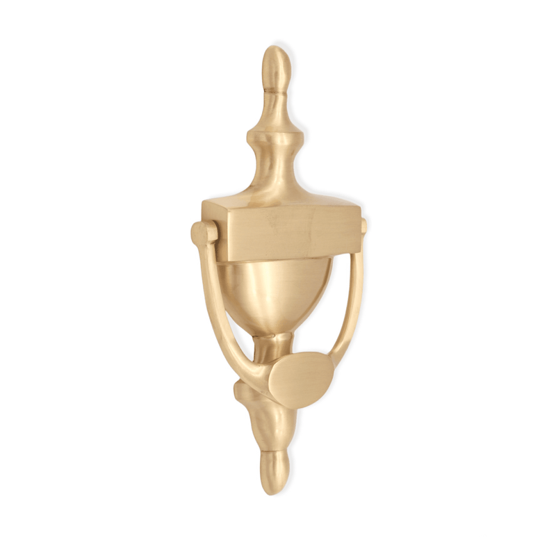 Spira Brass - Victorian Door Knocker 200mm  - Satin Brass - SB4107SB - Choice Handles
