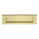 Prima - Victorian Front Door Letter Plate 305mm x 97mm - Satin Brass - SB04E