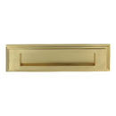 Prima - Edwardian Front Door Letter Plate 280mm x 90mm - Satin Brass - SB10