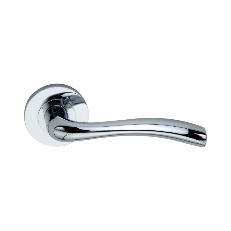 Spira Brass - Zofie Lever Door Handle  - Polished Chrome - SB1101PC - Choice Handles