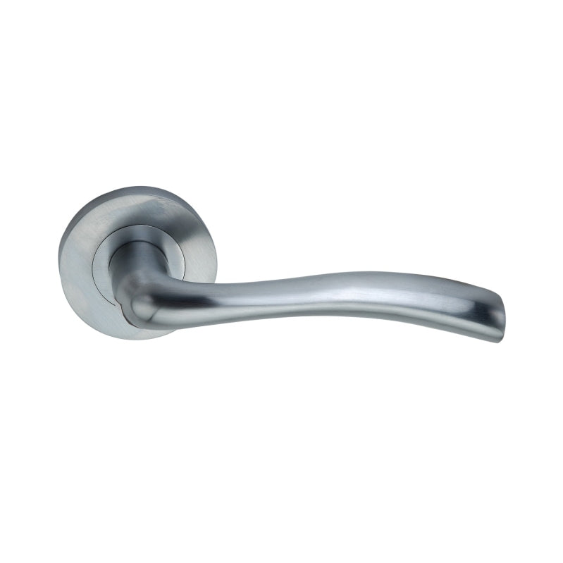 Spira Brass - Zofie Lever Door Handle - Satin Chrome - SB1101SC