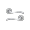 Spira Brass - Zofie Lever Door Handle  - Satin Chrome - SB1101SC - Choice Handles