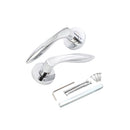 Spira Brass - Pearle Lever Door Handle  - Polished Chrome - SB1102PC - Choice Handles