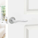 Spira Brass - Pearle Lever Door Handle  - Satin Chrome - SB1102SC - Choice Handles