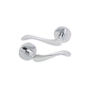 Spira Brass - Rosalie Lever Door Handle  - Polished Chrome - SB1103PC - Choice Handles